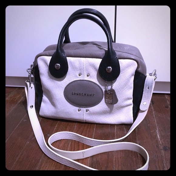 Longchamp Handbags - Longchamp Quadri Tricolor